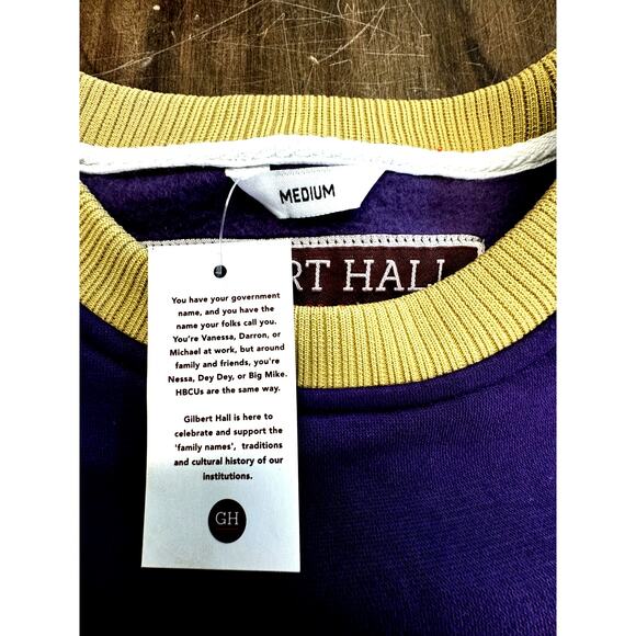 NWT!! GILBERT HALL "THE RESERVATION since 1871"‎ ,Size M ,Collegiate - Picture 4 of 8